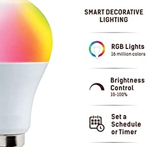 SellnShip LED Smart Light Bulb with ON/OFF Timer