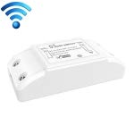 10A Single Channel WiFi Smart Switch Wireless Remote Control Module Works with Alexa & Google Home, AC 90-250V