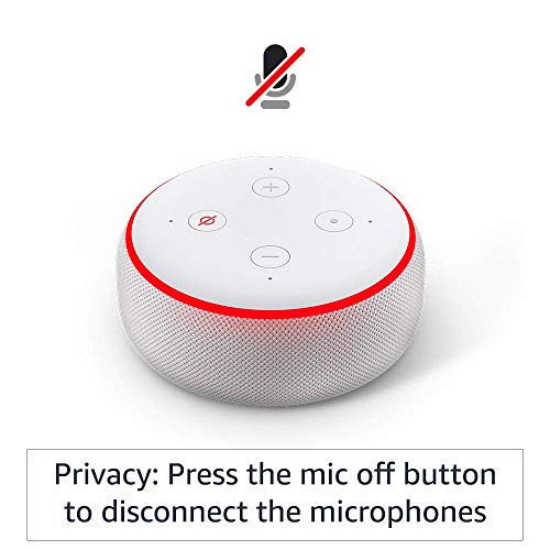 Echo Dot (3rd Gen, White) + Wipro 9W LED Smart Color Bulb combo – Works with Alexa – Smart Home starter kit