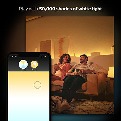 Philips Hue Lightstrip Extension v4 [1 m] White and Colour Ambiance Smart LED Kit with Bluetooth, Compatible with Alexa, Google Assistant and Apple HomeKit [Energy Class A+]