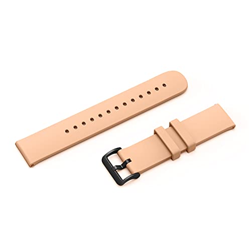 Amazfit Bip U Pro Smart Watch, SpO2, GPS, 1.43″ Color Display (Green) + Additional Strap (Pastel Pink)