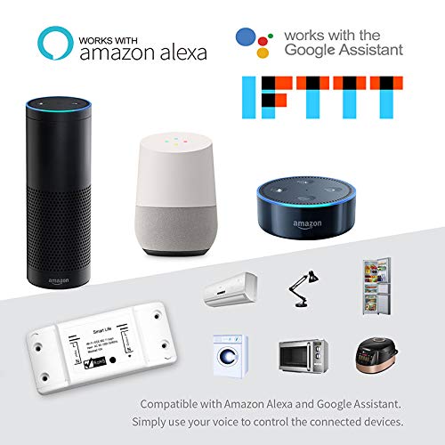 SiSAH Smart Life APP control Wireless Switch Works Alexa IFTTT Google Assistant (2)