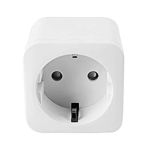 16A 3680W Mini WiFi Smart Socket EU Plug Smart Outlet APP Remote Control Timer Function Voice Control Compatible with Google Assistant/Alexa/IFTTT