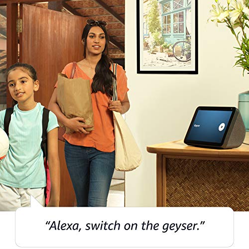Echo Show 8 (Black) bundle with Zoook Smart Connect 10A Wi-Fi Smart Plug with Power Meter