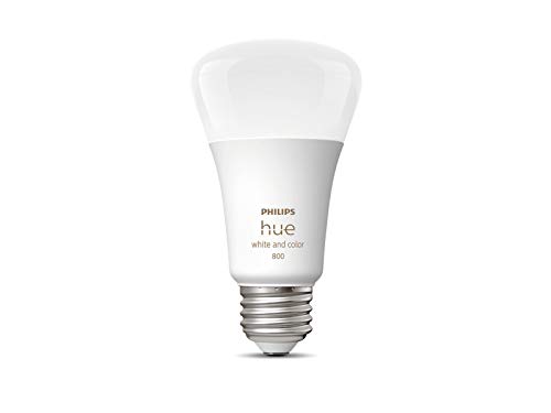 Philips Hue Gen 3 Smart Light E27 (White & Color Ambiance) 9W Bulb, Bluetooth & Zigbee Compatible (Hue Bridge Optional), Compatible with Alexa & Google Assistant