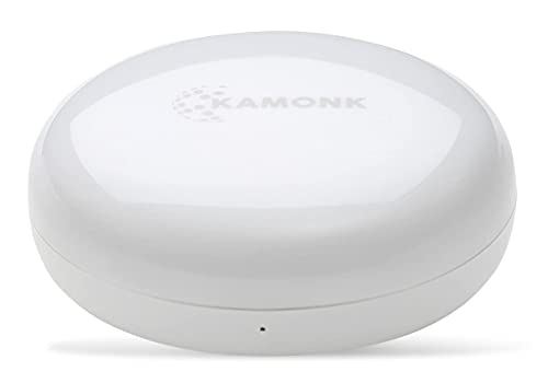 Kamonk Smart Universal Remote, Wi-Fi Enabled, control any IR controlled device such as AC, TV, Music System, etc., Compatible with Amazon Alexa and Google Assistant, Add shortcuts to Siri & Kamonk App (White)