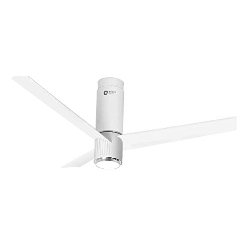 Orient Electric Aeroslim 1200mm BLDC motor Smart Ceiling Fan with IOT, Remote & Under light (White Marble)