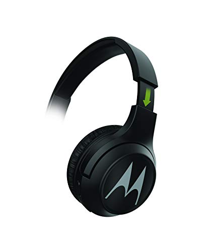 Motorola Escape 210 Over-Ear Bluetooth Headphones with Alexa (Black)