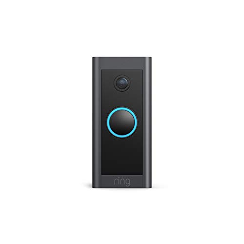 Ring Video Doorbell Wired – Convenient, essential features in a compact design, pair with Ring Chime to hear audio alerts in your home (existing doorbell wiring required) – 2021 release