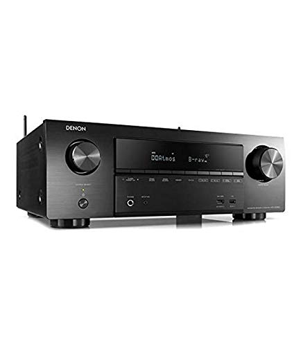 Denon AVR-X1600H 4K Ultra HD 175W 7.2 CH AV Receiver with Amazon Alexa Voice Control Compatibility
