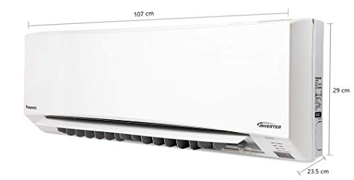 Panasonic 1.5 Ton 3 Star Wi-Fi Twin Cool Inverter Split AC (Copper, PM 2.5 Filter, 2020 Model, CS/CU-SU18WKYW White)