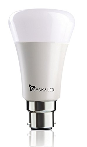 SYSKA 7-Watt Smart LED Bulb Compatible with Amazon Alexa (B-22 Pin type socket)