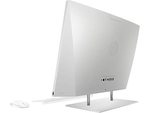 HP All-in-One 27-Inch FHD with Alexa Built-in (11th Gen Intel Core i5-1135G7/16GB/1TB SSD/Win 10/IR Camera/MS Office 2019/Natural Silver), 27-dp1117in
