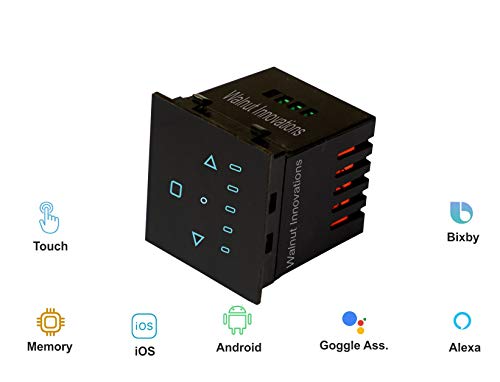 Walnut Innovations Fan Regulator Smart WiFi Touch Switch(Capacitor Based Humming Free) | Compatible with Alexa,Google Home,Samsung | Roma Standard Fitting