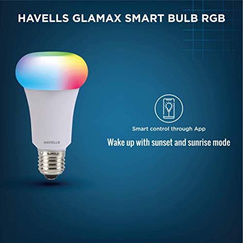Havells Glamax Smart Bulb 9W TW+Colors E27 Lamp