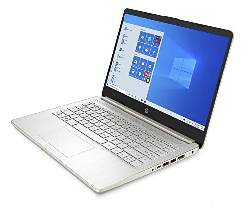 HP 14 Thin & Light 14″ (35.56cms) FHD Laptop (11th Gen Intel i5-1135G7/8GB/512GB SSD/Windows 10/MS Office 2019/Alexa Built-in/Pale Gold/1.47 kg), 14s-dr2006TU
