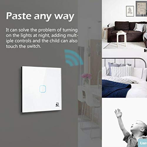 Abodetek® Alexa & Google Home Enabled WiFi Smart Switch- 3 Gang.