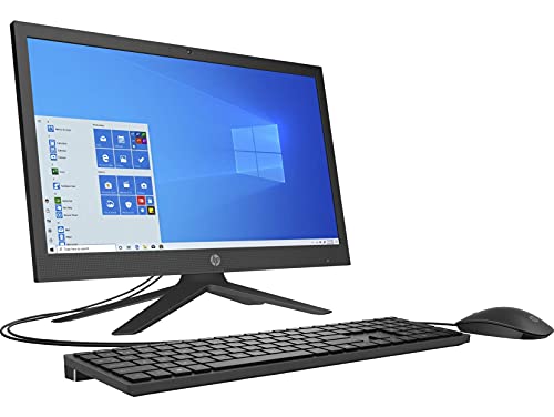 (Renewed) HP All in One Intel Celeron Processor 20.7-inch FHD PC with Alexa Built-in (4GB/1TB HDD/Wired Keyboard & Mouse/Win 10/Jet Black), 21-b0109in