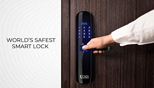 eCasa Black and Copper Wireless Smart Door Lock