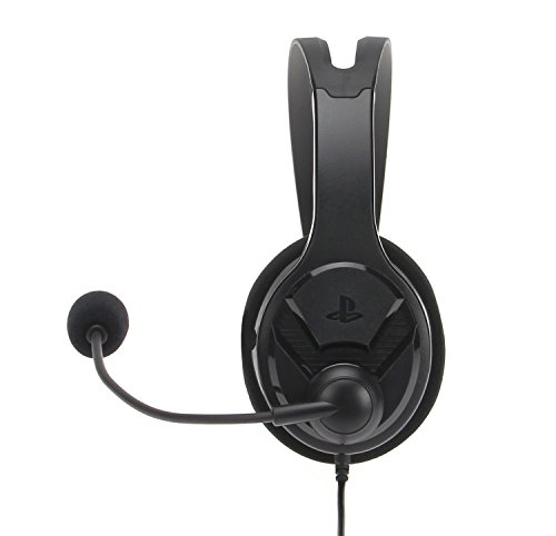 AmazonBasics Gaming Chat Headset for PlayStation 4 with Microphone – 1,21 m Cable, Black