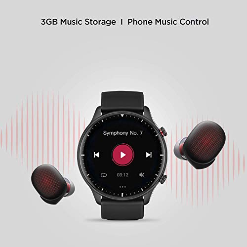 Amazfit GTR 2 Smart Watch, 1.39″ AMOLED Display, SpO2 & Stress Monitor, Built-in Alexa, Built-in GPS, Bluetooth Phone Calls, 3GB Music Storage, 14-Day Battery Life, 90 Sports Modes (Sport Edition)