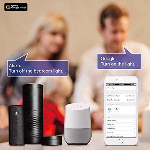 Auslese Smart WiFi Switch Wireless Remote Control for Household Appliances , Compatible with Alexa, Google Home and Support IFTTT (White)
