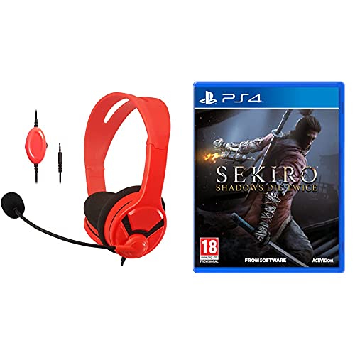 Cosmic Byte GS410 Headphones with Mic and for PS5, PS4, Xbox One, Laptop, PC, iPhone and Android Phones (Grey)&ACTIVISION Sekiro: Shadows Die Twice (PS4)