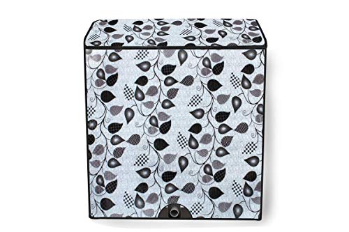 Auto Pearl Basics – Cover for Semi Automatic Washing Machine – Waterproof, Dustproof, Sun-Proof, Durable Thicker Fabric with Zipper -Amazon Basic 7.5 Kg Semi Automatic Washing Machine ,GreyPetals