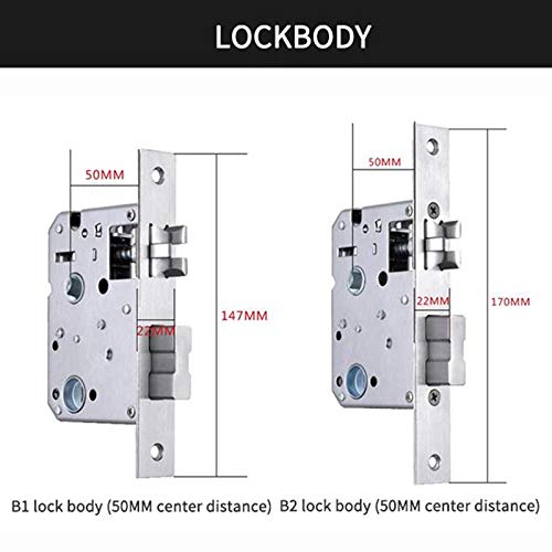 ABEZ- be smart Digital Door Lock with 2- Way Unlocking, Fingerprint Sensor and Mechanical Key Access (Ancient Bronze) – CR22
