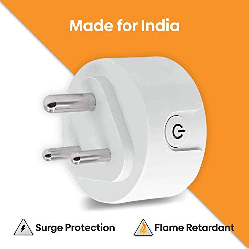 Helea 10A Wi-Fi Smart Plug, for Low Power Appliances (Mobile & Laptop Chargers, TV, Kettle, etc.), Works with Alexa & Google Assistant