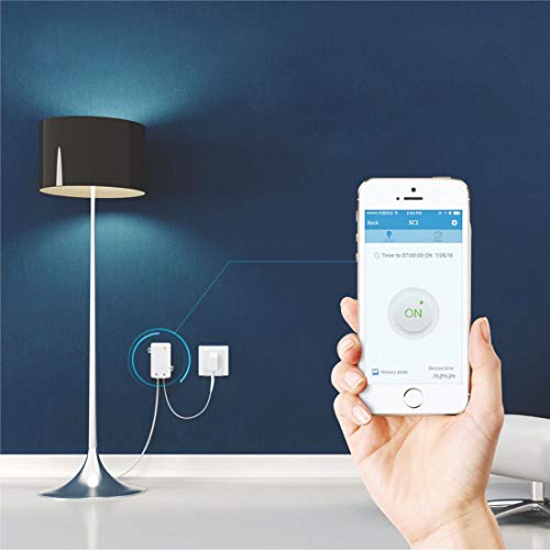Duluck WiFi Smart Plug, IOT Plug, wifi plug, suitable for TV, Table Lamp, Computer, Allout, Phone Charger, Wall Fan, Fresh Airfan, Iron, Air purifier, it Works with Alexa, Duluck & Ok Google Smart Speakers, WPC & ETA certified, Max load capacity 2400-Watt resistive. Model (PS-16-NA)