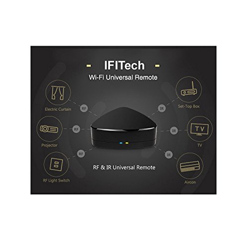 IFITech Home Automation Remote with App Now Control Your TV, STB, Home Theater, Music System, AC, Blinds Using Smart Phone and Tablet