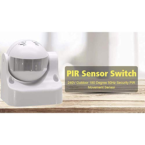 Blackt Electrotech(BT31W): PIR Sensor with Light and Energy Saving Motion Detector Wall Mounted Switch (2 PC PACK)