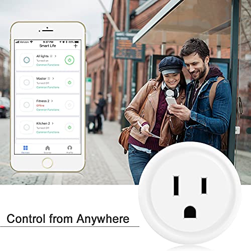 Medhavi 16A Smart Plug sockets with Smart App/Wi-fi Control – Suitable for Large appliances Like Geysers, Microwave Ovens, Air Conditioners Compatible with Alexa & Google Assistant (White)