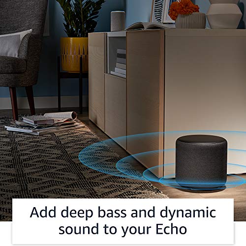 Echo Sub – Powerful subwoofer for your Echo – requires compatible Echo device