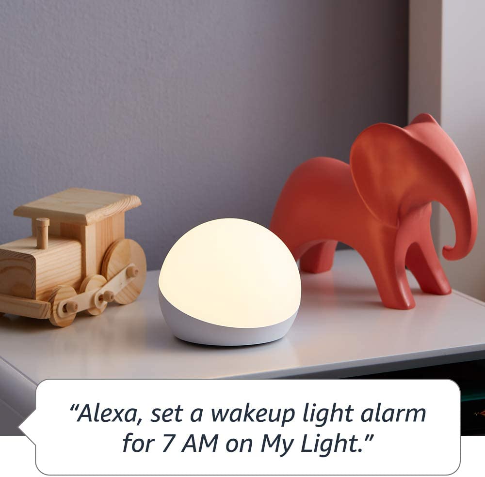 Echo Glow – Multicolor smart lamp for kids, a Certified for Humans Device Ã¢â‚¬â€œ Requires compatible Alexa device