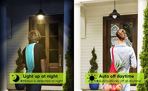 IFITech Smart LED Bulbs – Auto turn ON and OFF with PIR Motion Sensor B22 Holder LED Lights (Warm White, 9W)