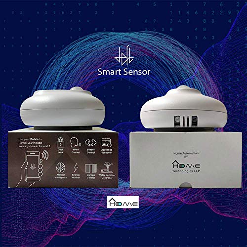 DEFT 360 Degree Smart Wi-Fi Enabled Plug & Play Motion Sensor for Home Automation and Home Security