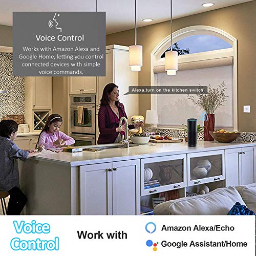 Auslese™ Crystal Glass Panel Wireless Remote Control Light Touch Switches with WiFi Sign for Smart Home Work Compatible with Alexa, Google Home and Support IFTTT (Switch 1 Gang)