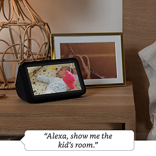All new Echo Show 5 (2nd Gen, 2021 release) – Smart speaker with Alexa – 5.5″ screen, crisp sound and 2MP camera (Black)