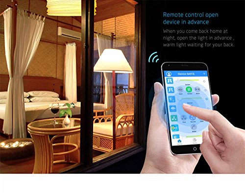 Protium LANBON ABS WiFi Smart Touch Switch Work with Amazon Alexa and Google Assistant for Smart Home Automation_3 Gang Convertible to 1 Gang/2 Gang/Curtain Switch (Black)