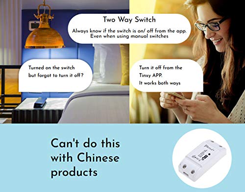 T Tinxy Device Smart Switch 16A for AC/Geyzer Compatible with Alexa and Google Home