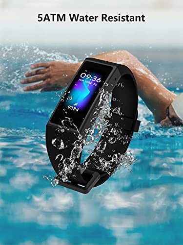Wyze Band Activity Tracker with Alexa Built-in, Smart Watch Fitness Tracker, Heart Rate Monitor, Step Counter Sleep Monitor, High Res Color Touchscreen Phone & App Notifications, 5ATM Water Resistant