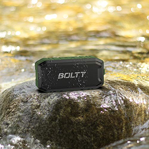 Boltt Fire-Boltt Xplode 1500 Portable Bluetooth Outdoor Speaker, IPX7 Waterproof & Weatherproof with Enhanced Bass (Green), (Model: BS1500)
