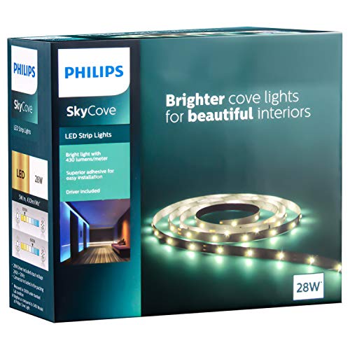 PHILIPS 28W LED Warm White Strip Light, Pack of 1, (59439)