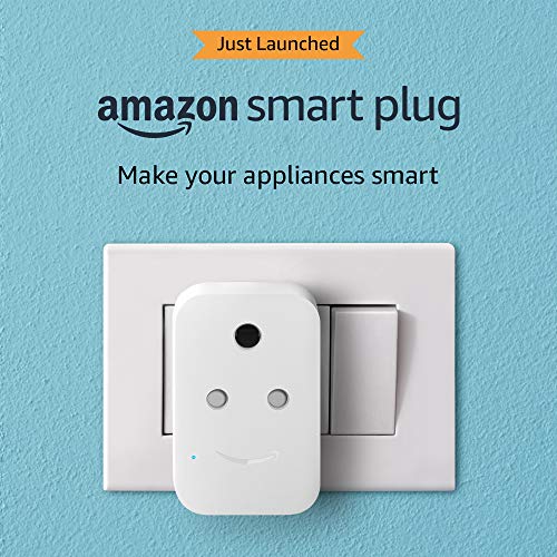 Echo Dot (3rd Gen, White) with Amazon 6A Smart Plug – Easy Set-Up