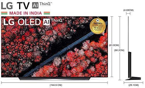 LG 164 cms (65 inches) 4K Ultra HD Smart OLED TV OLED65C9PTA | With Built-in Alexa (PCM Black) (2019 Model)