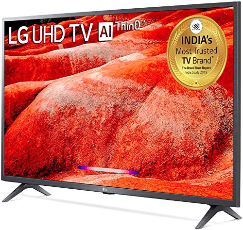LG 126 cms (50 inches) 4K Ultra HD Smart LED TV 50UM7700PTA | with Built-in Alexa (Ceramic Black) (2019 Model)