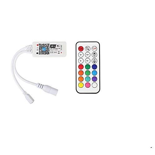 Global Tech Product_WiFi Smart LED Strip Controller, Convert Any RGBW LED Strip into Smart WiFi Enabled Strip_ RGBW Option (Work with Alexa and G.Home)