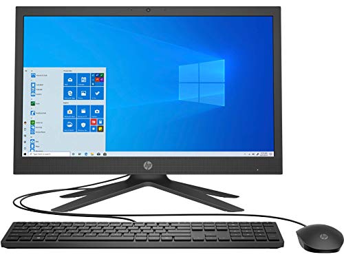 HP All in One Intel Celeron Processor 20.7-inch FHD PC with Alexa Built-in (4GB/1TB HDD/Wired Keyboard & Mouse/Win 10/Jet Black), 21-b0109in